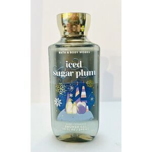 Bath & Body Works Iced Sugar Plum Shower Gel 10 oz New Holiday Traditions